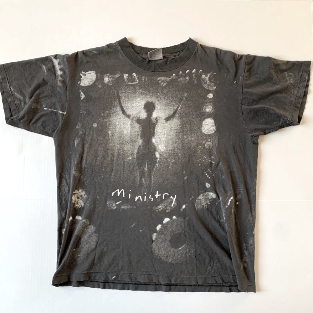 Vintage 90s Band Shirt MINISTRY PSALM 69